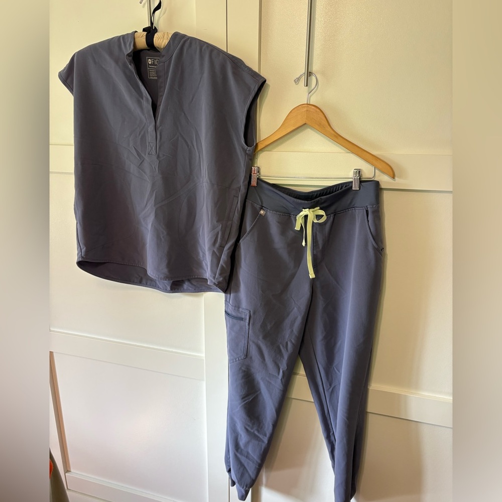 Figs Scrub Set- Space Blue